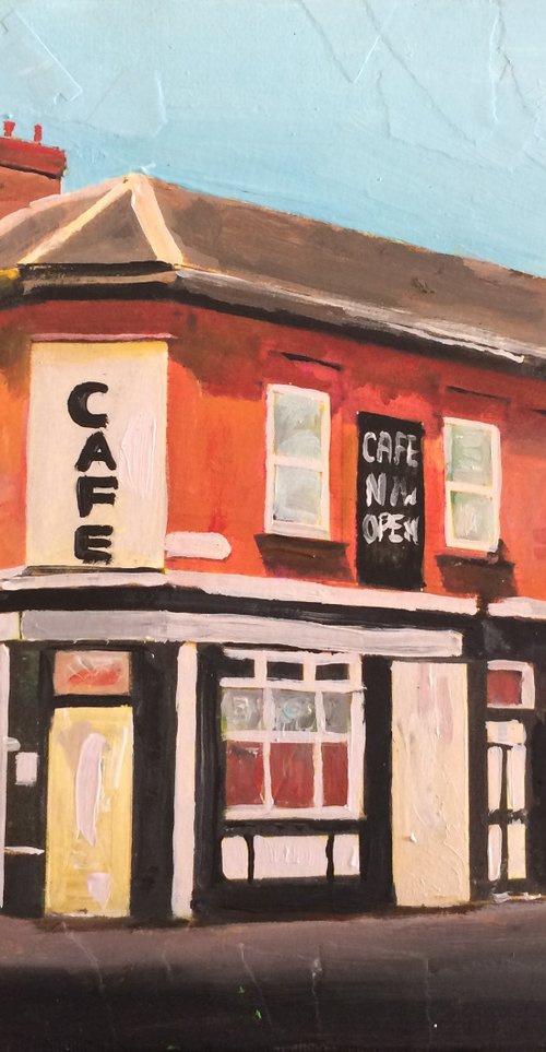 Cafe, England by Andrew  Reid Wildman