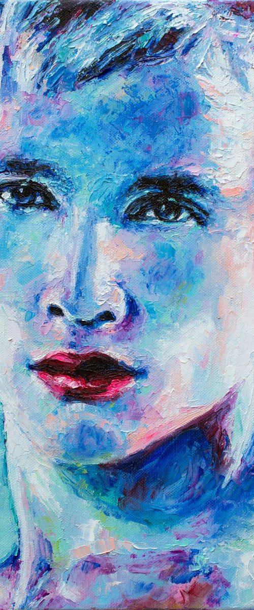 Blue Face by Oleksandr Balbyshev