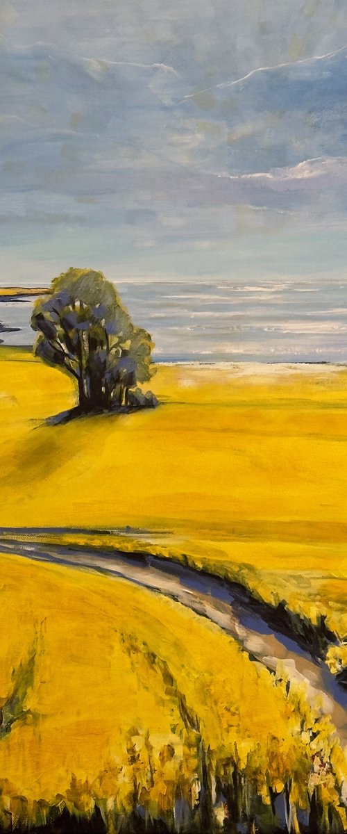 Into The Yellow 2 by Sandra Gebhardt-Hoepfner