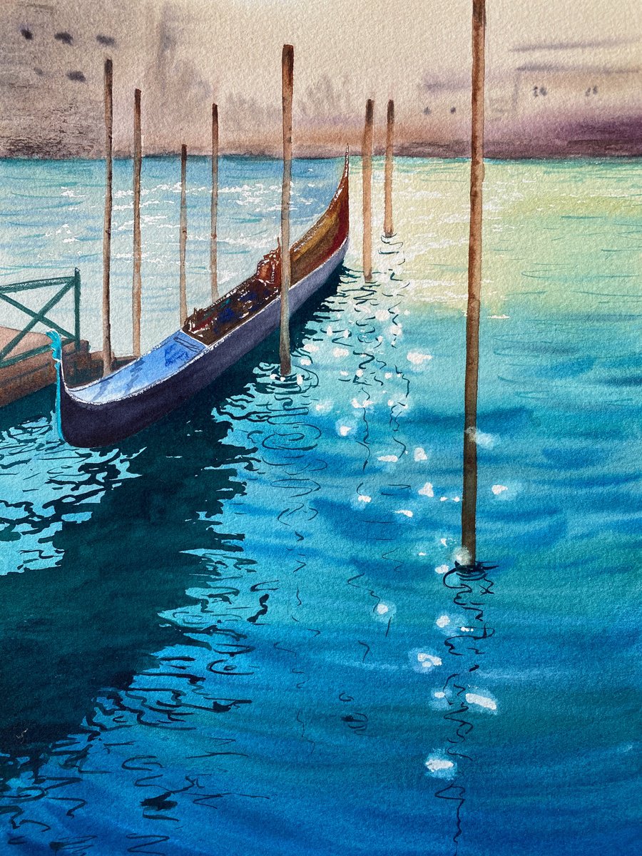 Gondola Venice by Tina Shyfruk