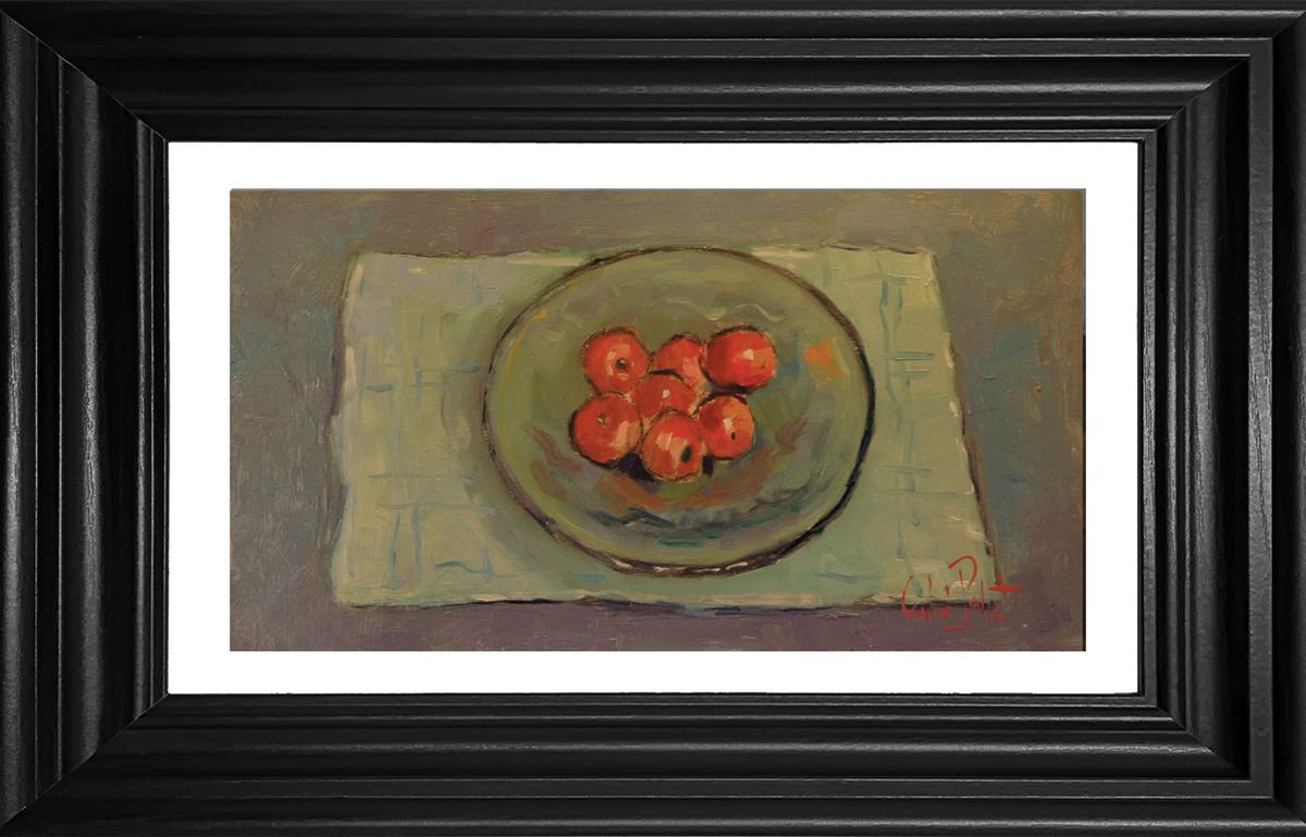 Clementines in Glass Bowl by Andre Pallat