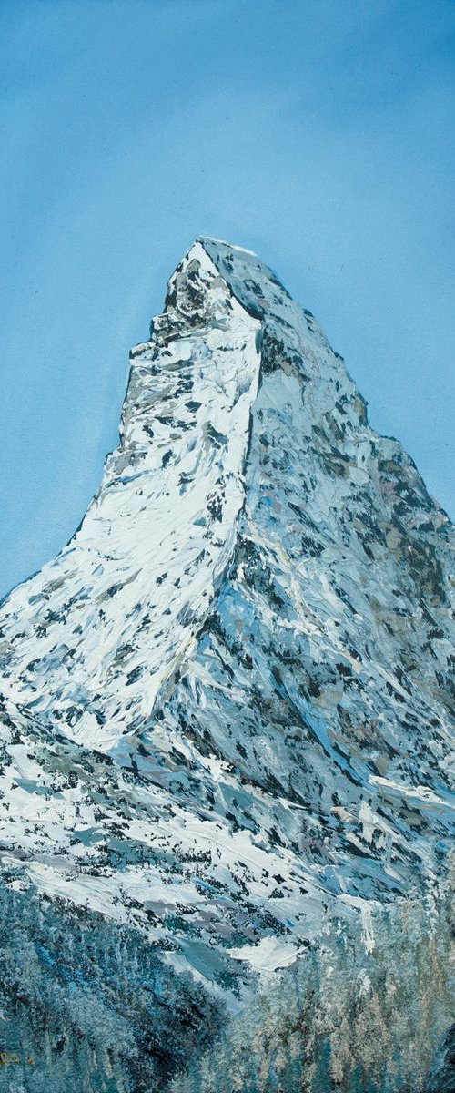 Matterhorn. Winter by Nino Ponditerra