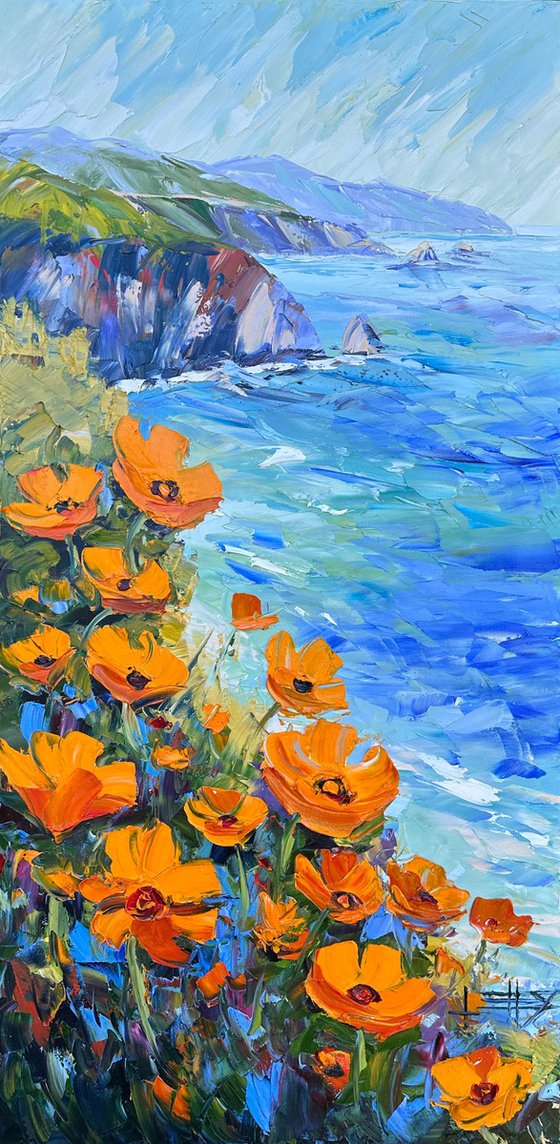 Poppies at the Sea