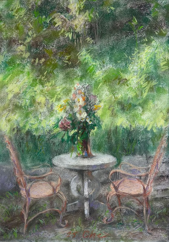 Bouquet in the garden