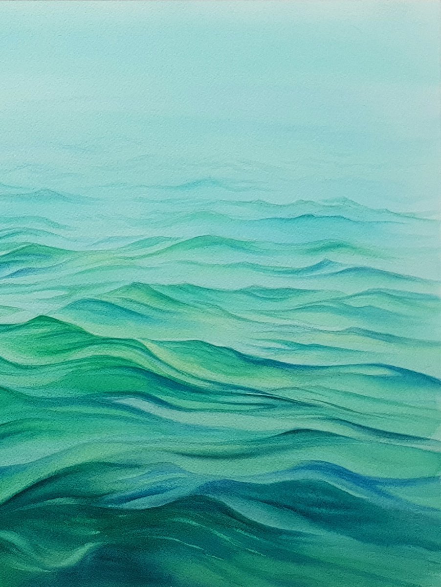 Sea and waves by Svetlana Lileeva