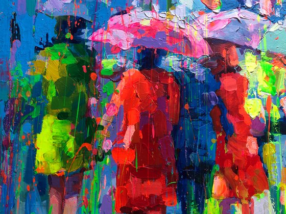 Colored rains.