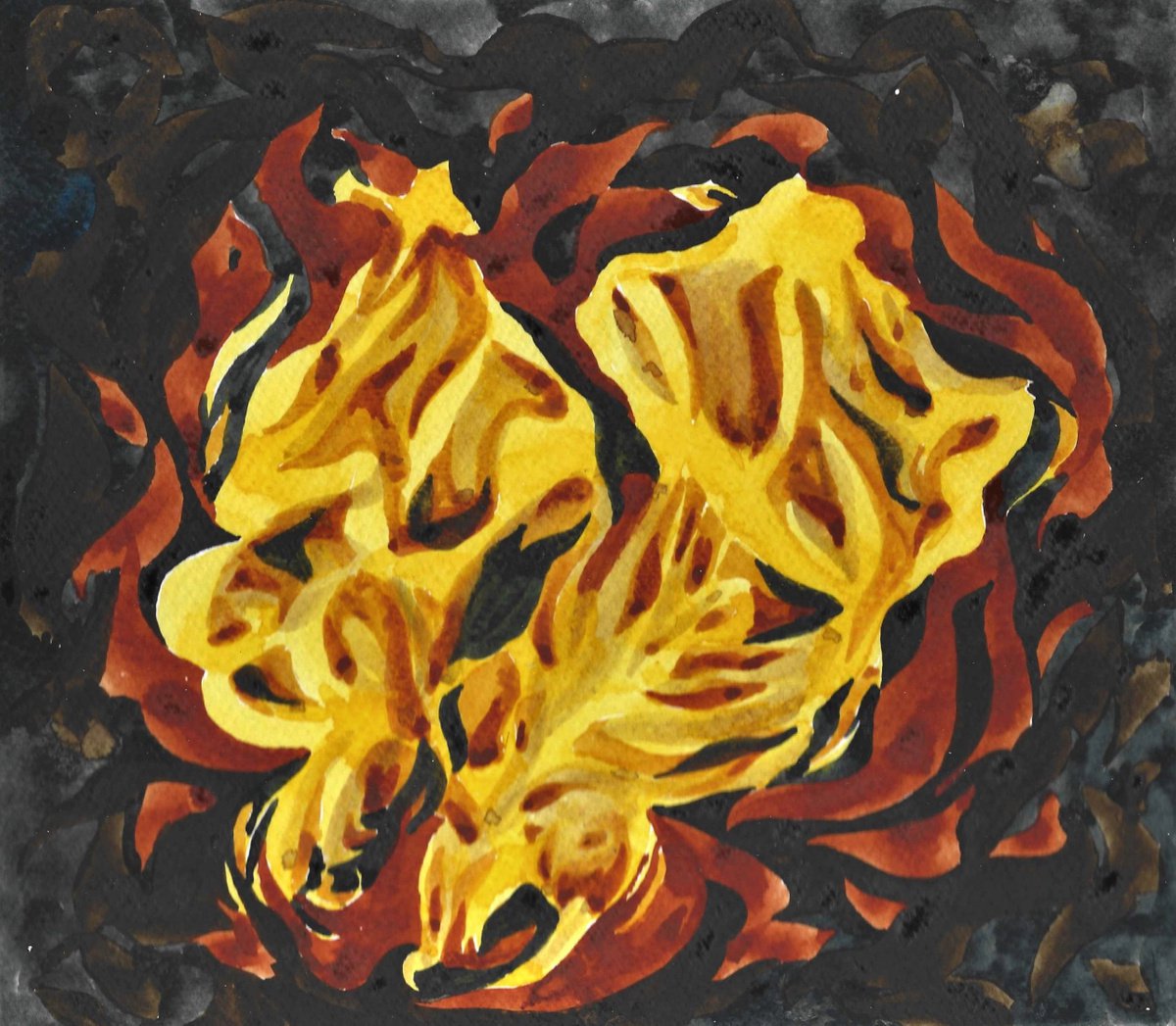 FLAMES II by Nives Palmic