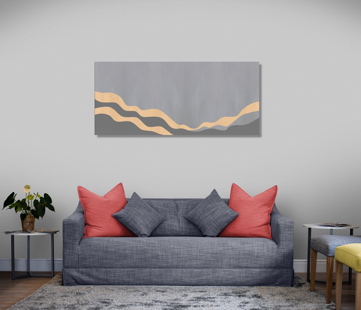  Modern Landscape #35 By Marina Krylova, 71 X 31, Artwork For Sale On Artfinder