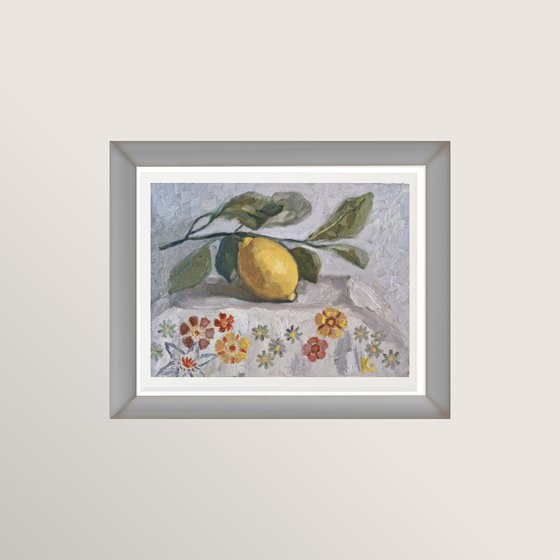 Still-life with fruit "Lemon"