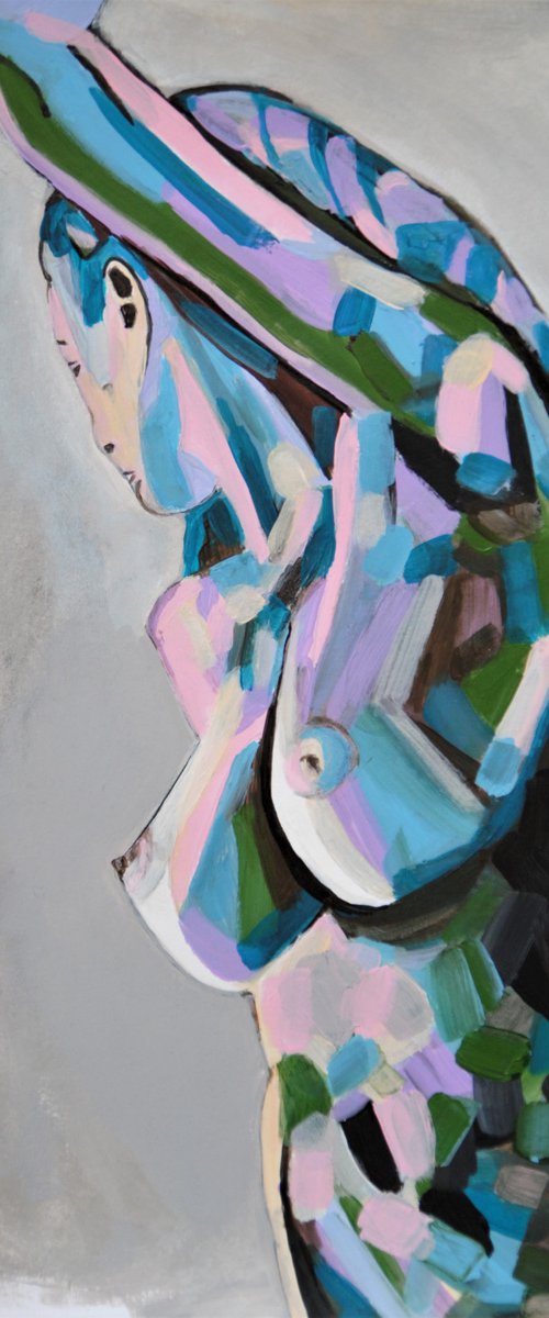 Nude 2 / 42 x 29.7 cm by Alexandra Djokic