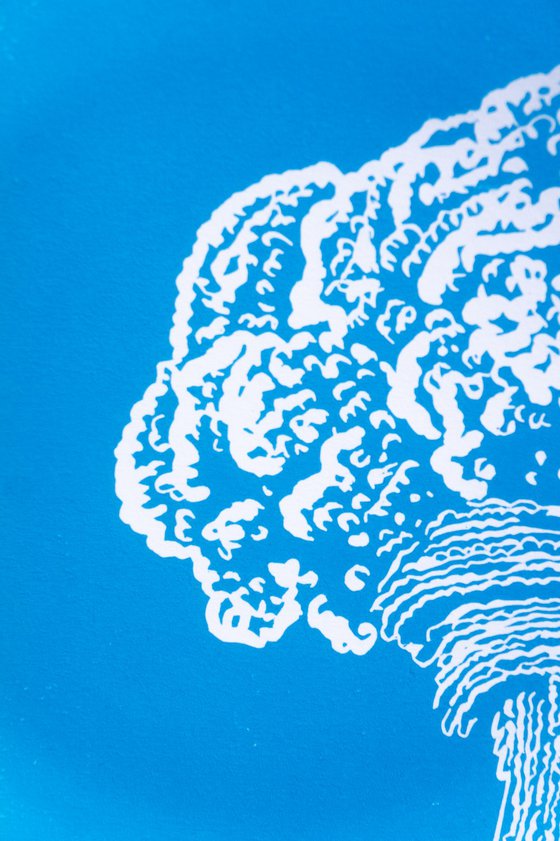 Cloudless Reality – Limited Edition Linocut