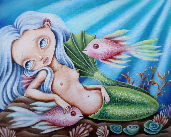 Reclining Mermaid