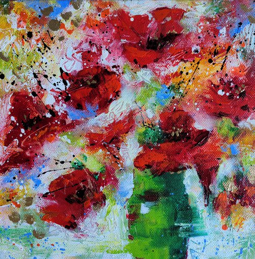 "Flowers for a loved one III" from the "Colours of Summer" collection by Vera Hoi