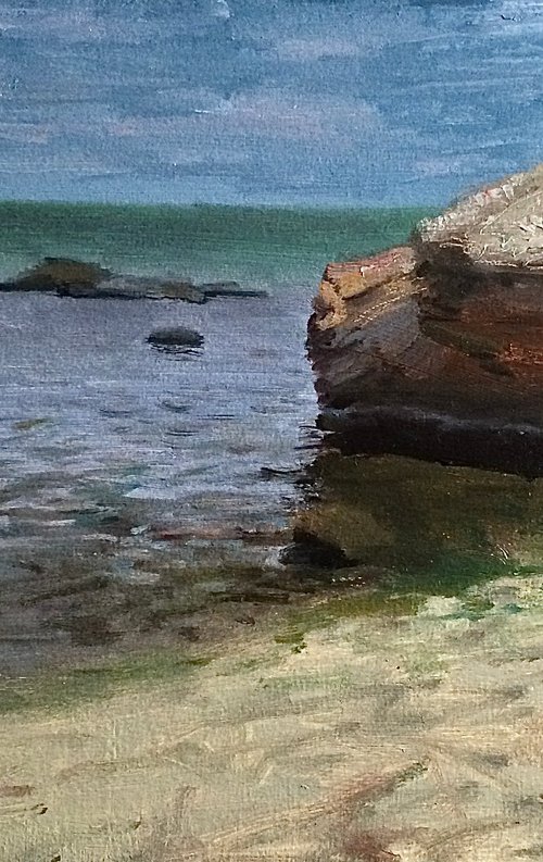 Cliffs in Summer Sun by Mikhail Rak
