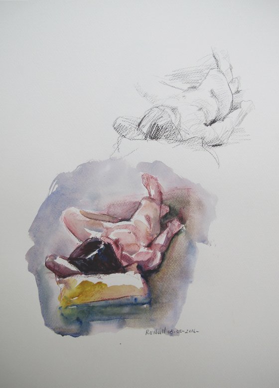reclining female nude
