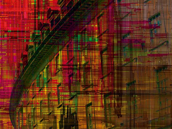 Texturas del mundo, London, Regent St./XL large original artwork