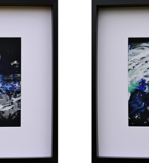 Diptych Yesterday and Today by Susan Wooler