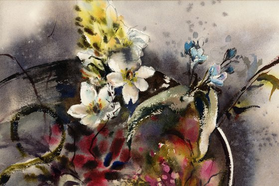 Florals in Japanese Vase