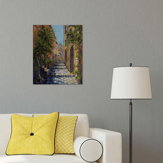A street in Menton