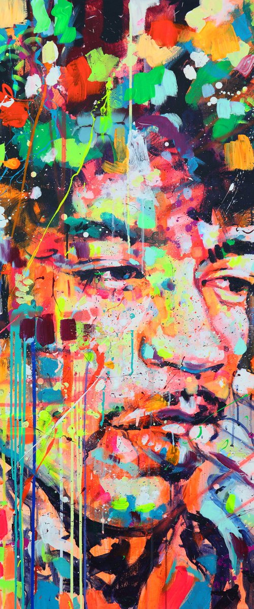 colorful Jimi by Marta Zawadzka