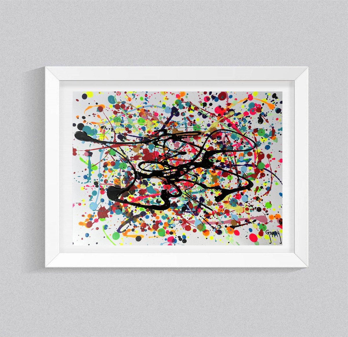 Abstract Pollock 15 by Juan Jose Garay