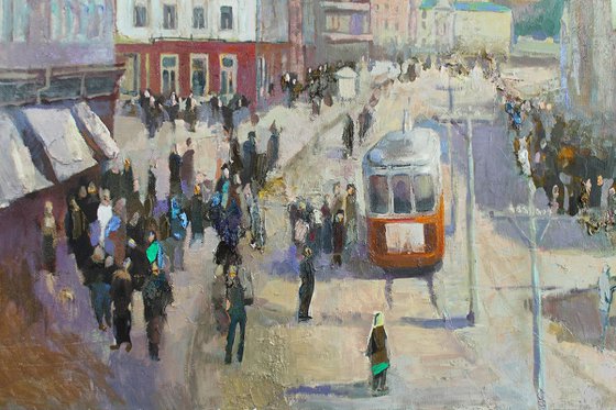 Khreshchatyk street, the tram