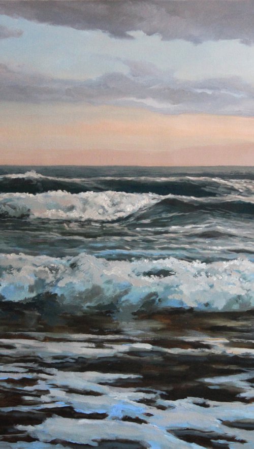 Evening waves by Linar Ganeev