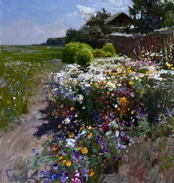 Sun and flowers