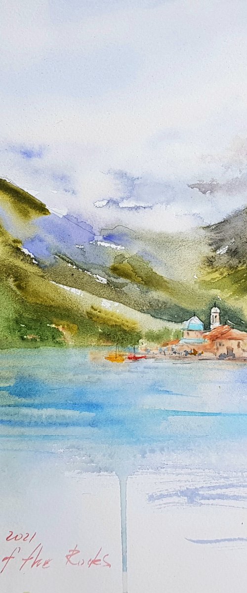 Our Lady of the rocks. Perast. Montenegro. by Mariana Briukhanova