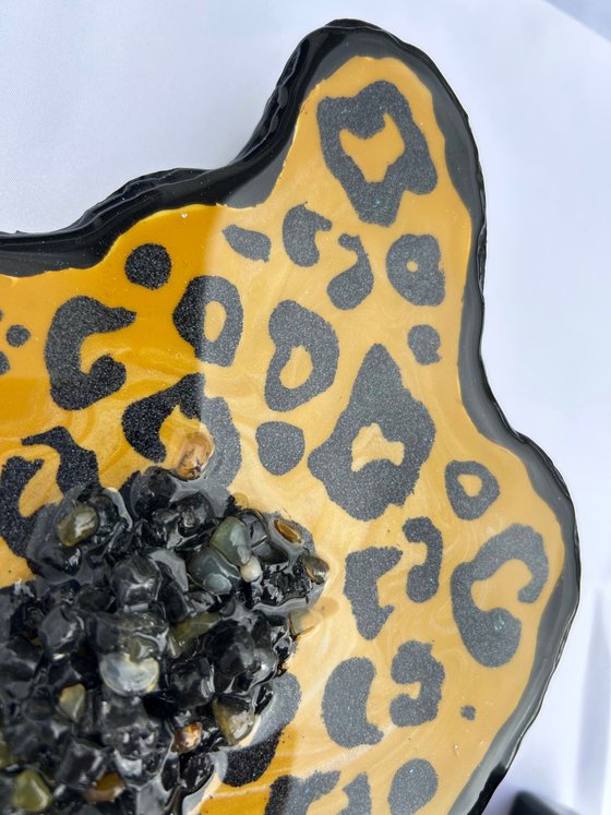 Geode Slice Luxiry "Leopard"