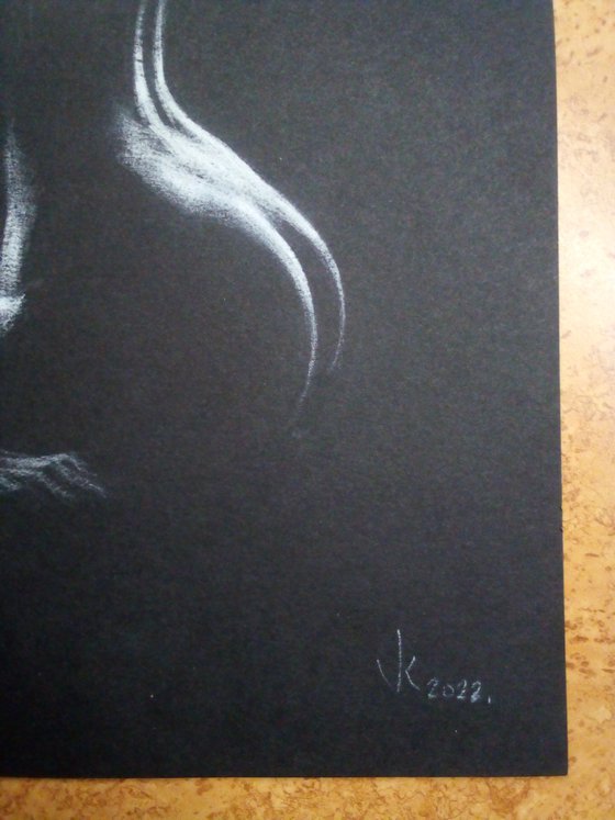 Nude noir #277 (21X29)cm