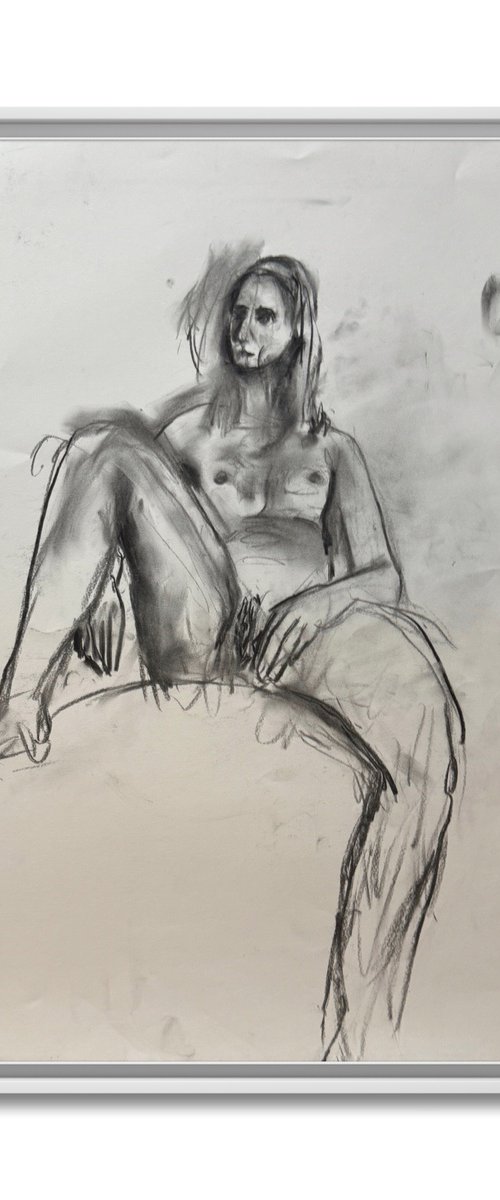 Nude Zoma 2 - 16x23 Oil and... by Ryan  Louder