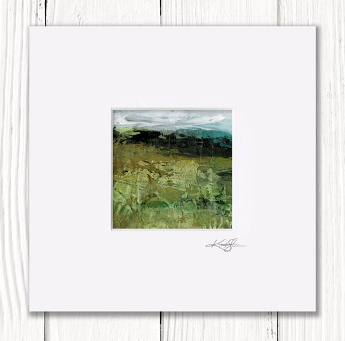 Mystical Land 423 - Textural Landscape Painting by Kathy Morton Stanion by Kathy Morton Stanion