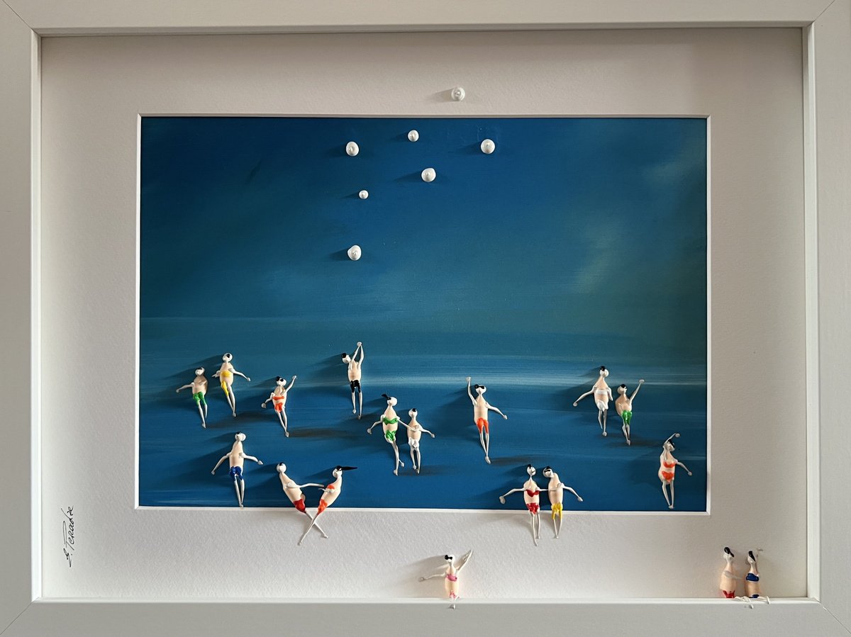 Abstract Portrait Acrylic Painting By Eka Peradze, 17 X 13, Freedom People Eka Peradze, Original Artwork