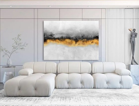Minimalist Gold Abstract