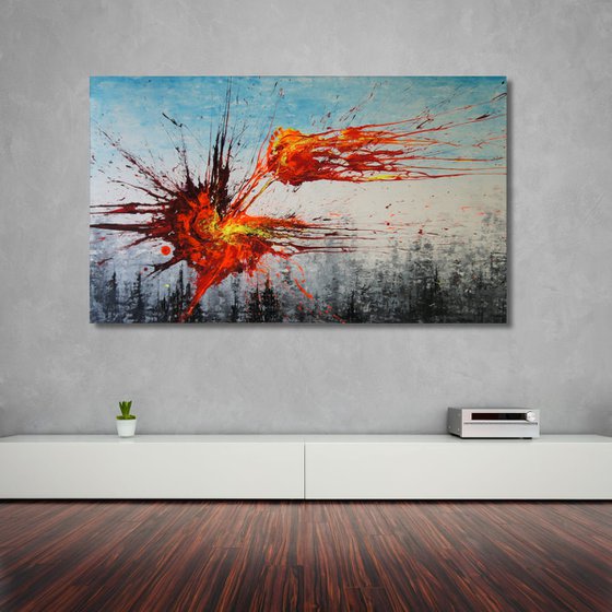 CANVAS ONLY -- Separation (Spirits Of Skies 240156) (200x120cm) XXXL