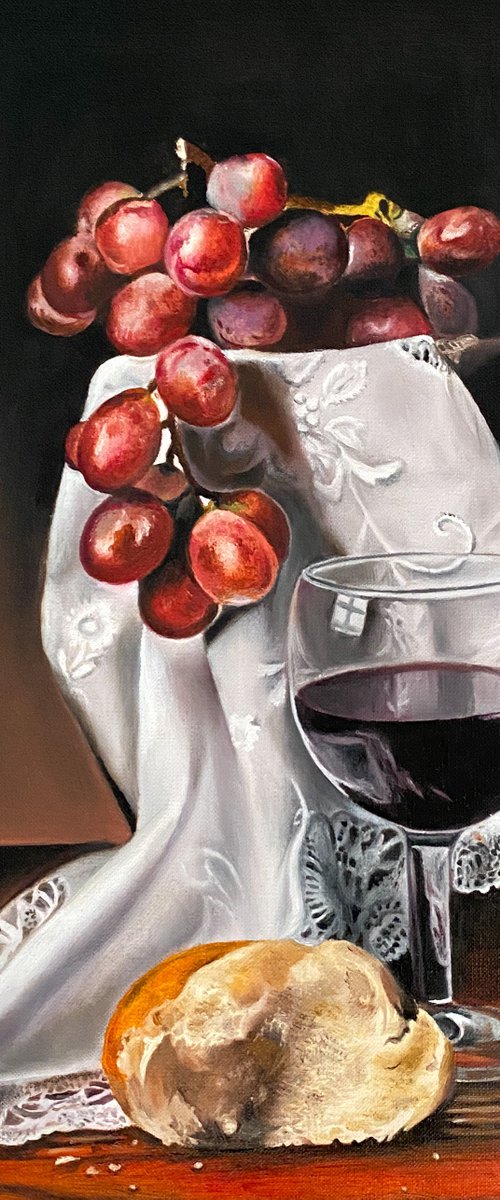 red wine by Farzaneh Maddahi