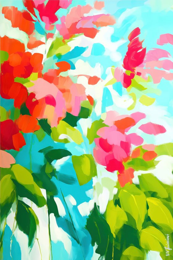 The rays touch the leaves #9