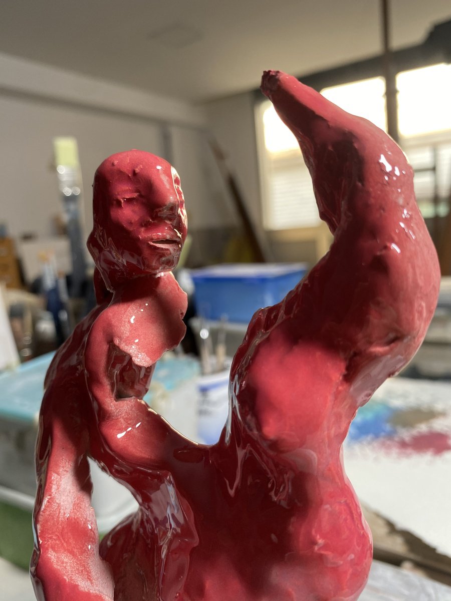 Abstract Clay Sculpture , Anelito By YS?rei, 4 X 8, Artwork For Sale On Artfinder