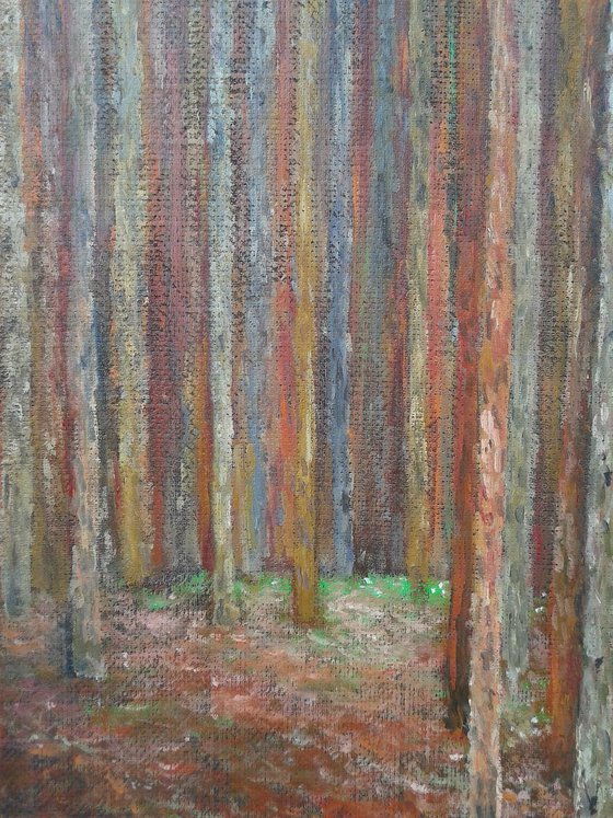 Homage to Klimt - Pine forest