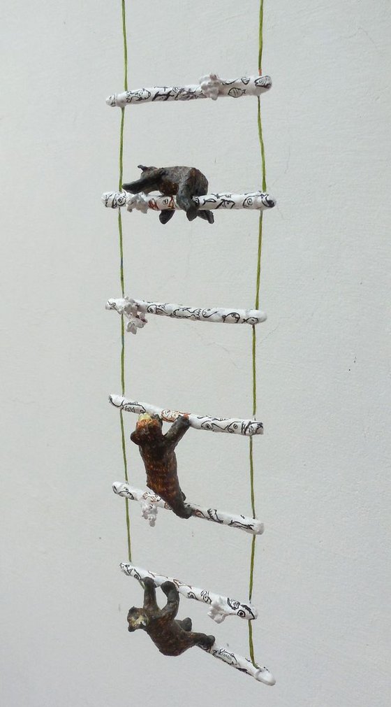 Bears on ladder