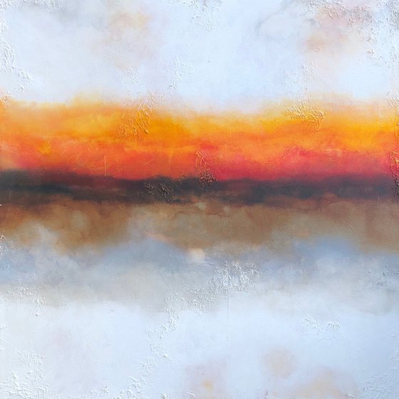sunrise colours (90 x 90 cm) Dee Brown Artworks