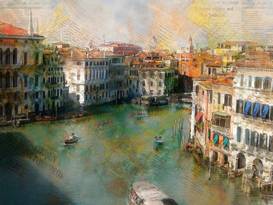 Recuerdos de Venecia/XL large original artwork