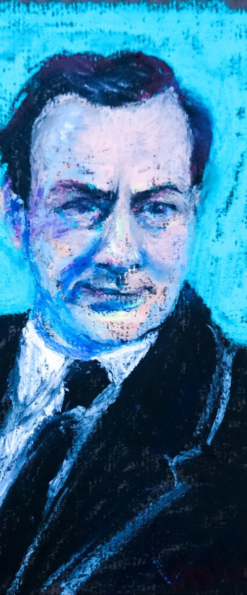 Portrait of Richard Feynman by Van Lanigh