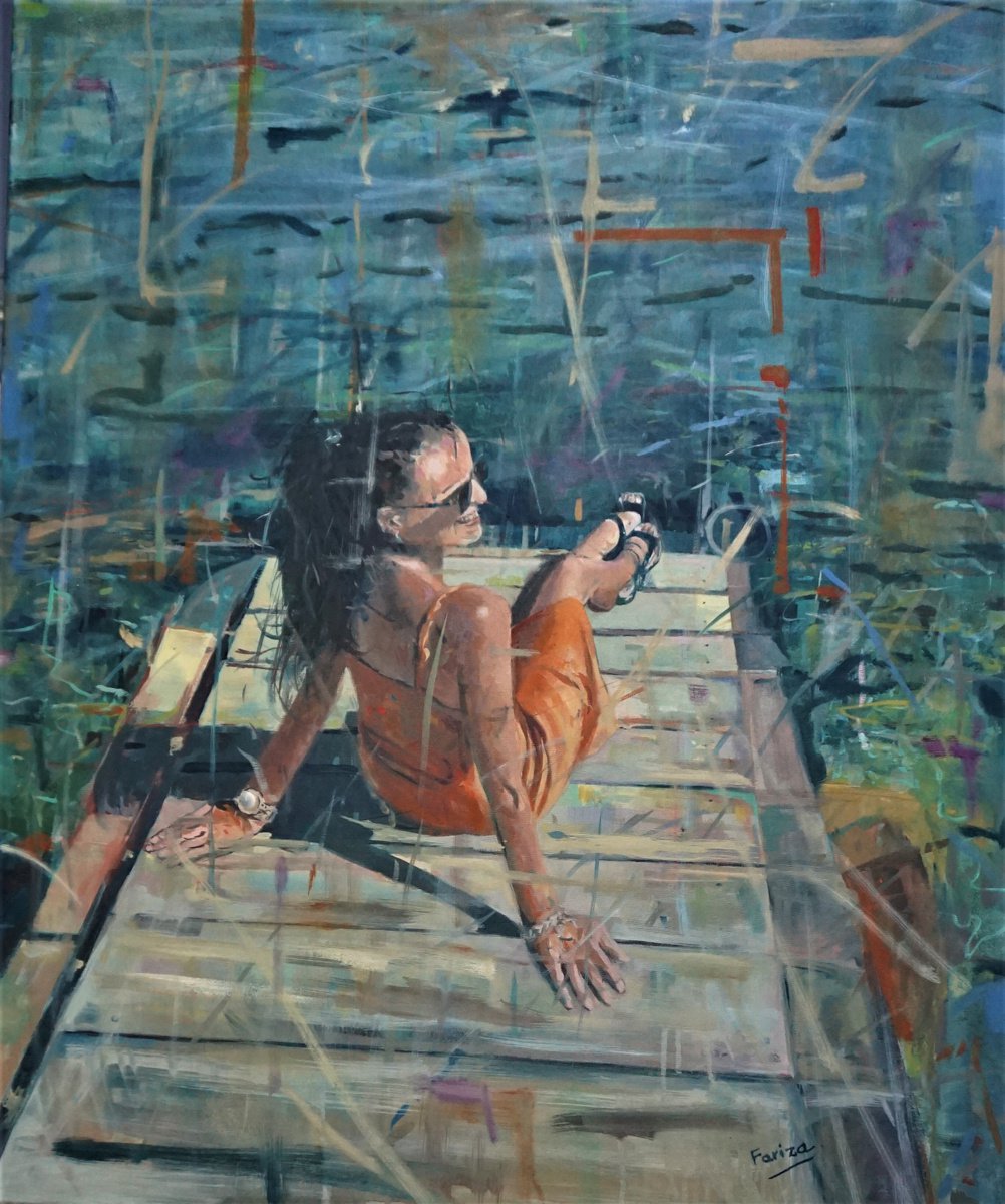 Tomando el sol by Amaya Fernandez Fariza