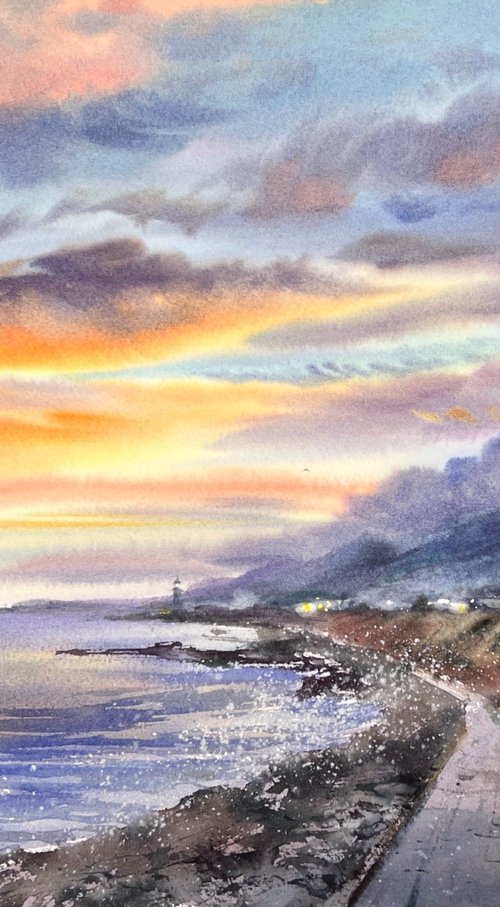 Cyprus Lavender Sky by Eugenia Gorbacheva