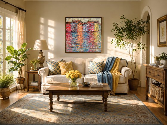 Rainbow on the Still Water
