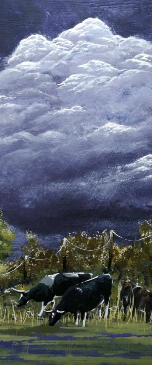 Before the storm Acrylic on panel 40x30cm by Eugene Gorbachenko