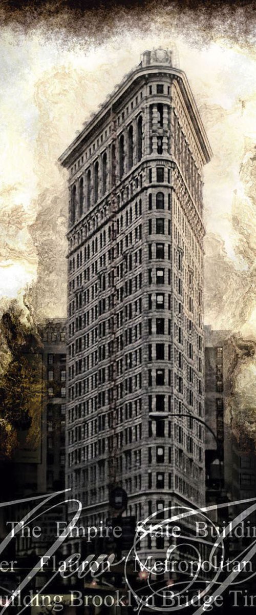 Fuller Flatiron/XL large original artwork by Javier Diaz