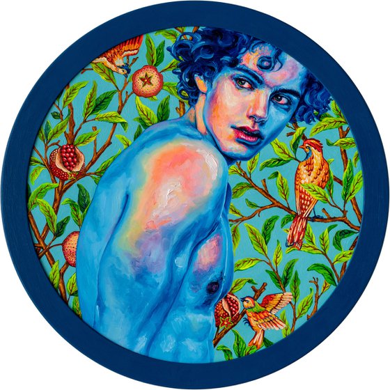 Blue Skin on Blue